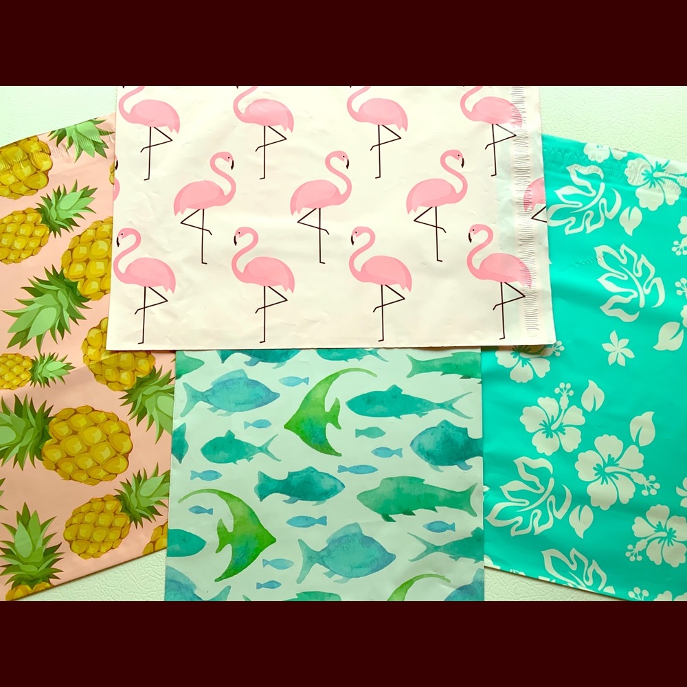 Poly mailers tropical collection